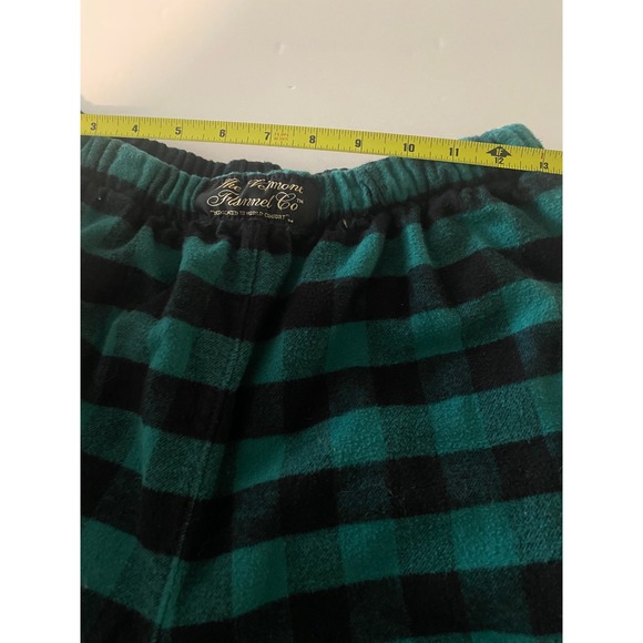 Vermont Flannel Co Mens Green Black Buffalo Plaid cozy Pajama Pants Medium - Picture 6 of 7